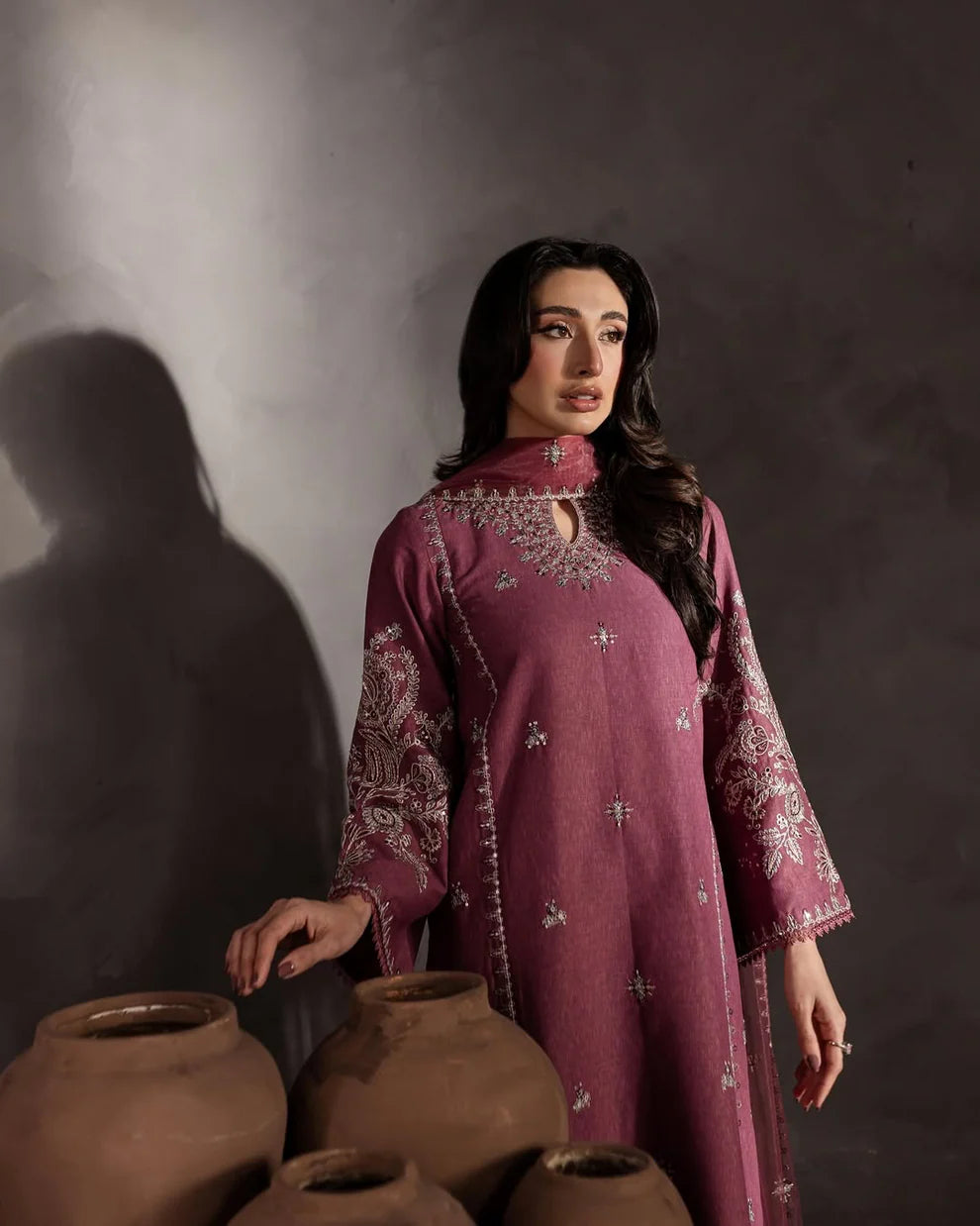 Embroidered | Summer Lawn  Arooba Embroidered 3PC