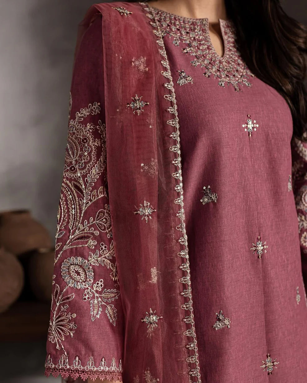 Embroidered | Summer Lawn  Arooba Embroidered 3PC