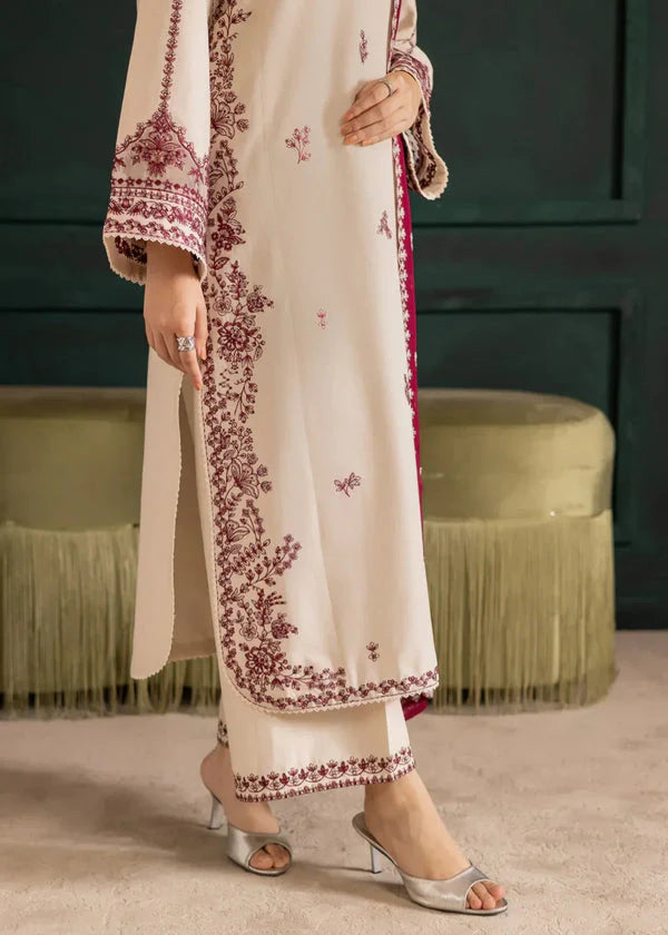 Ivory Rua Embroidered 3pc