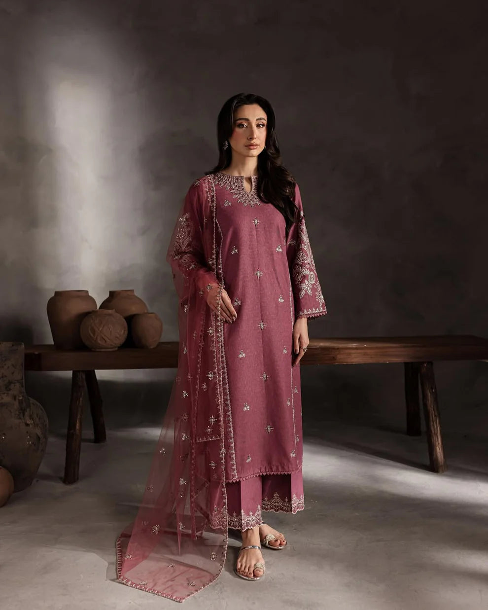 Embroidered | Summer Lawn  Arooba Embroidered 3PC