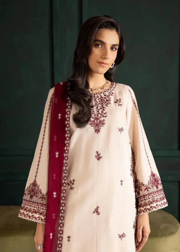Ivory Rua Embroidered 3pc