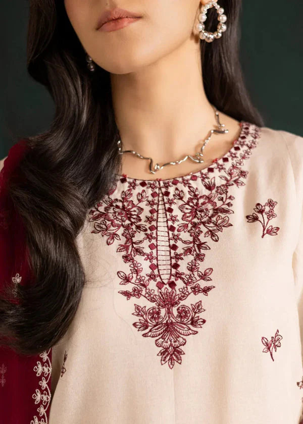Ivory Rua Embroidered 3pc