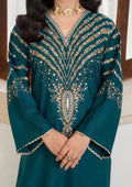 Luxe   Teal   Embroidered   3pc
