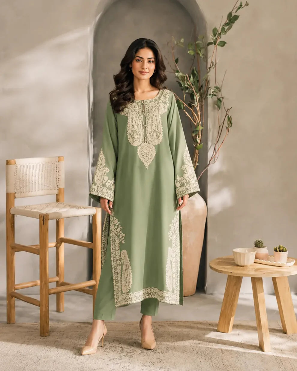 Embroidered | Summer Lawn  Afreen Embroidered 3Pc