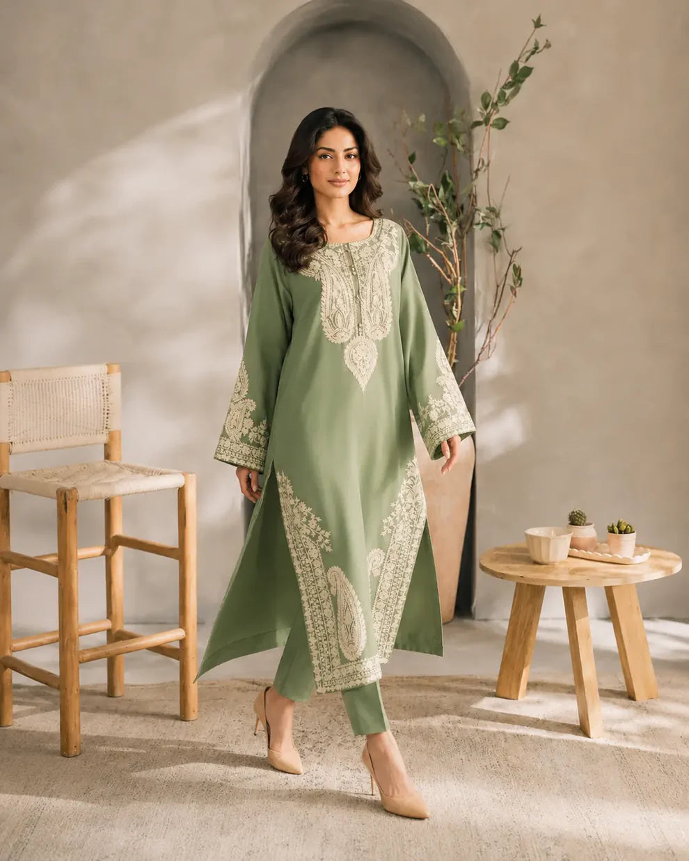 Embroidered | Summer Lawn  Afreen Embroidered 3Pc