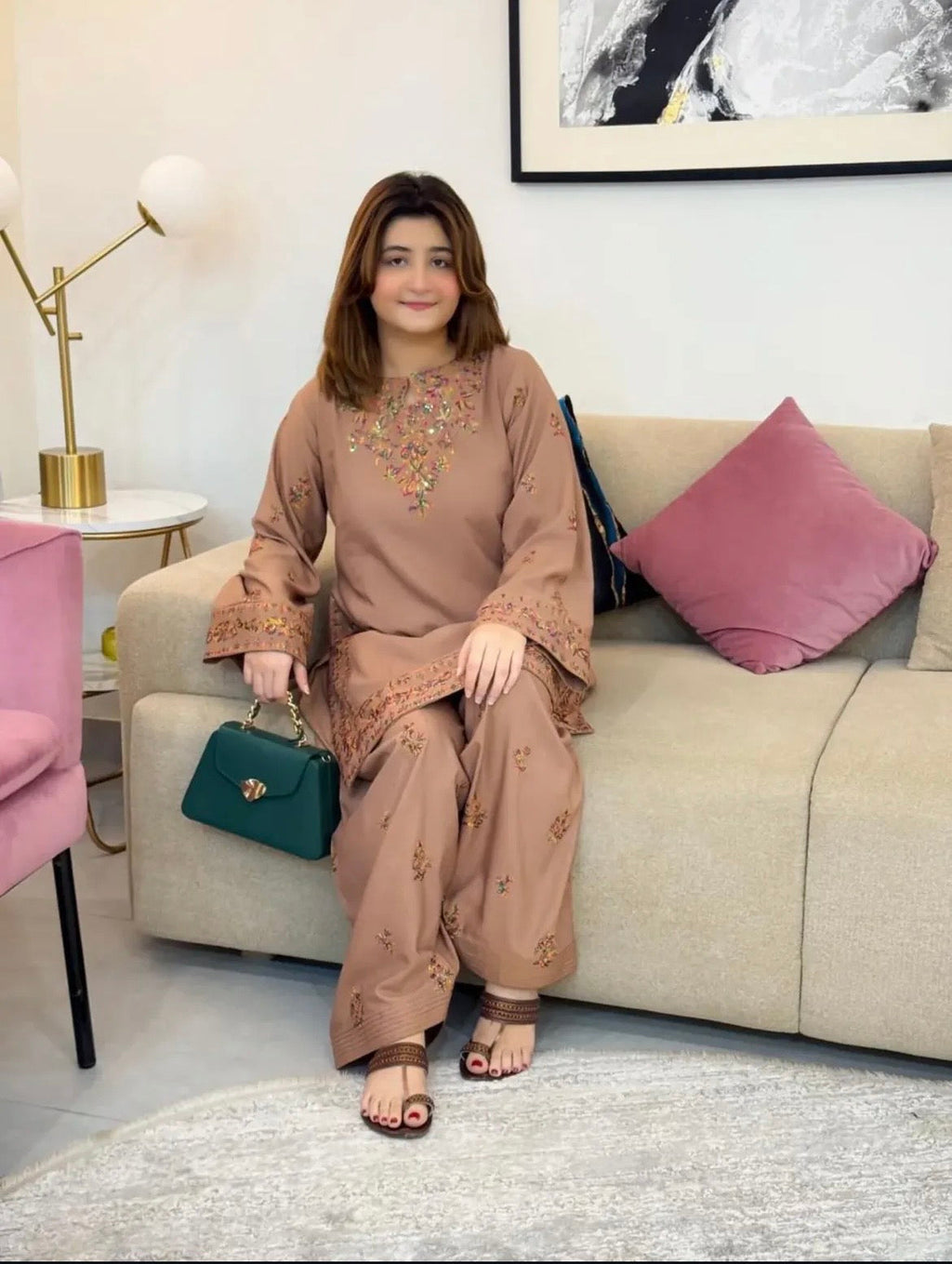 Uzmay Embroidered 2pc