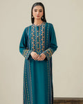 Teal Embroidered  2pc