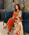 Liyana  Embroidered 3pc