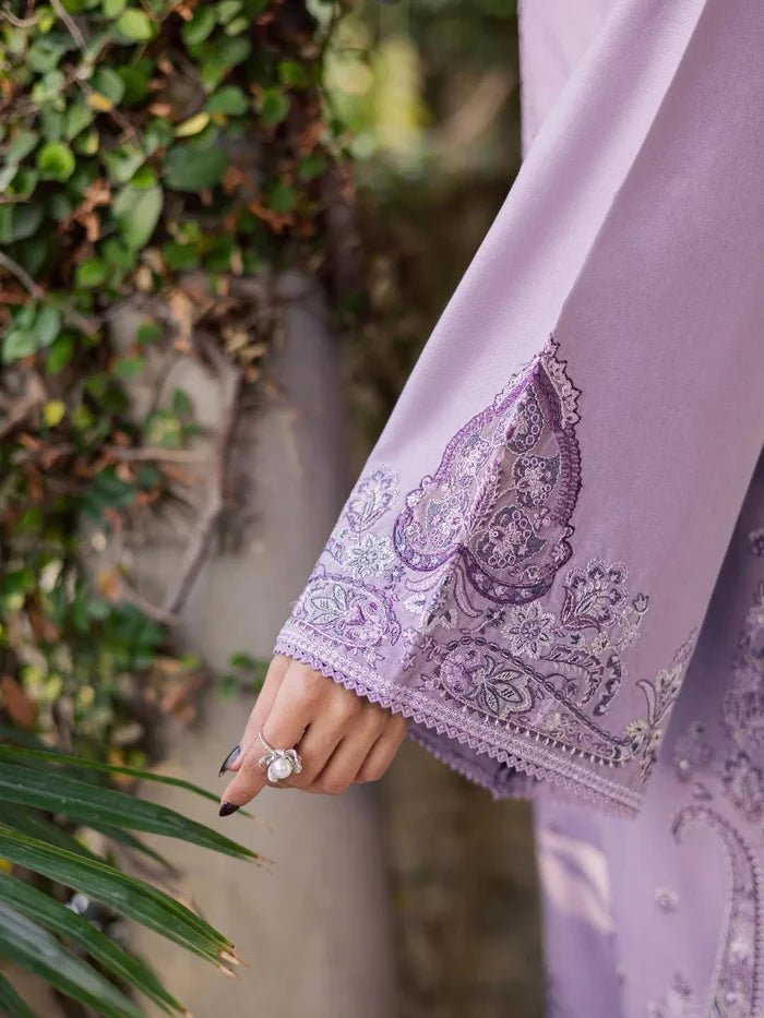 Lavender   Embroidered   3pc