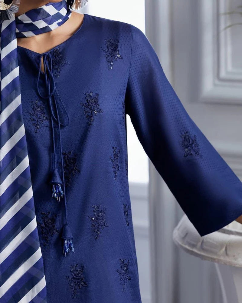 Salina   Amber   Embroidered   3pc