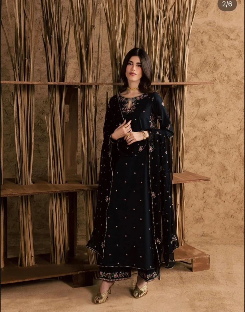Sahrosh   Embroidered   3pc