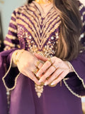 Luxe Purple Embroidered 3pc