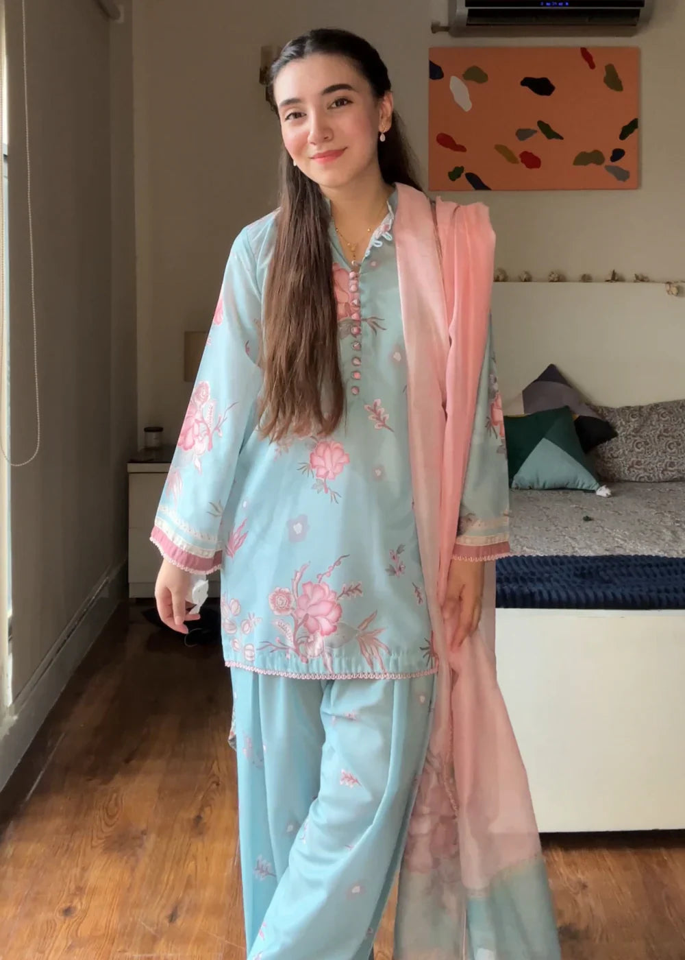 Bareen   Embroidered   3pc