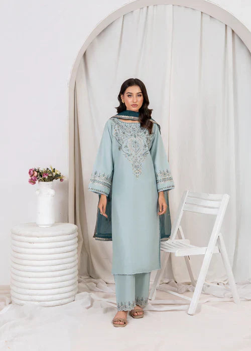 Lazule  Embroidered  3pc