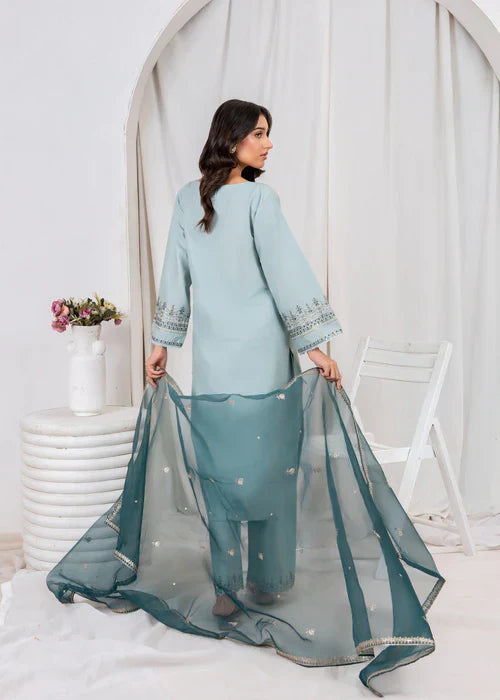 Lazule  Embroidered  3pc