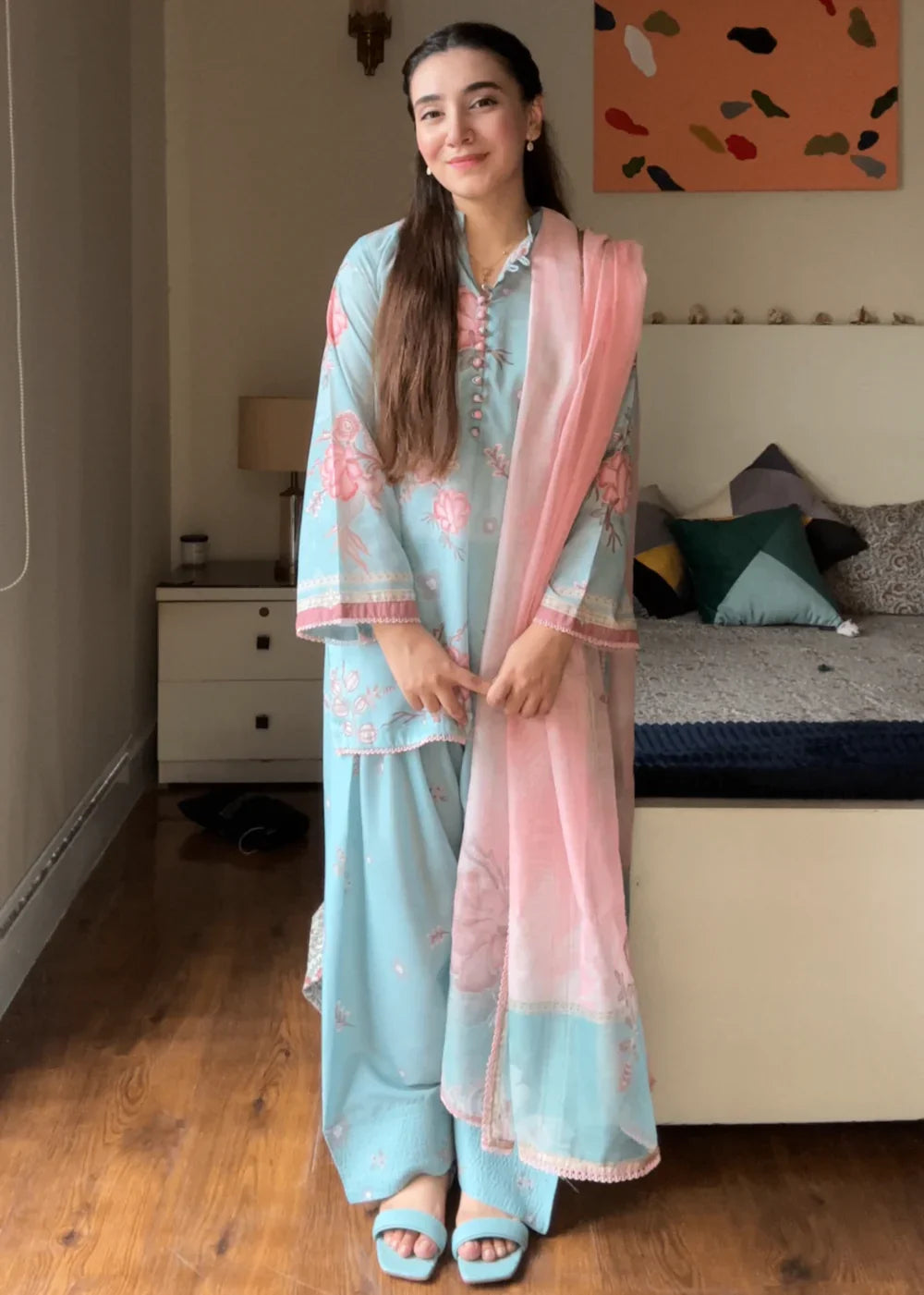 Bareen   Embroidered   3pc