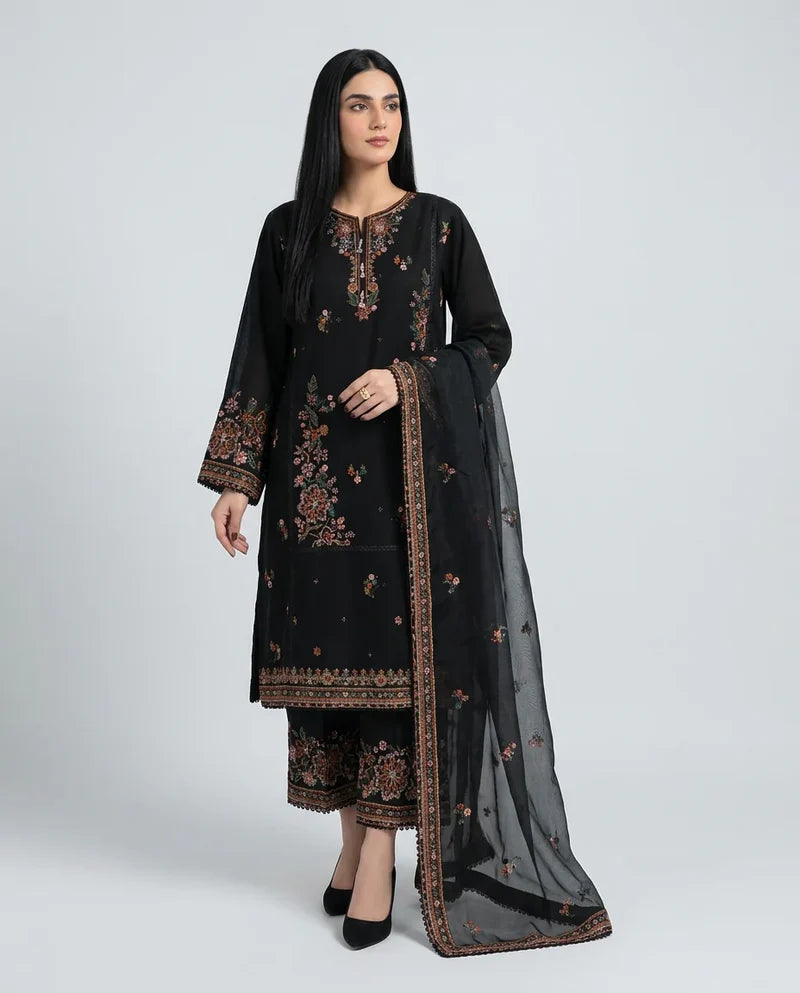 Hareem   Embroidered   3pc